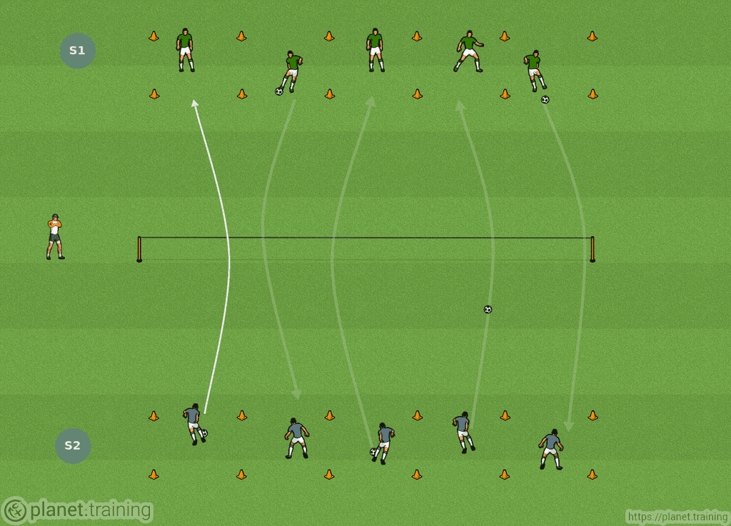 Fußballübungen EJugend Fußballtraining mit