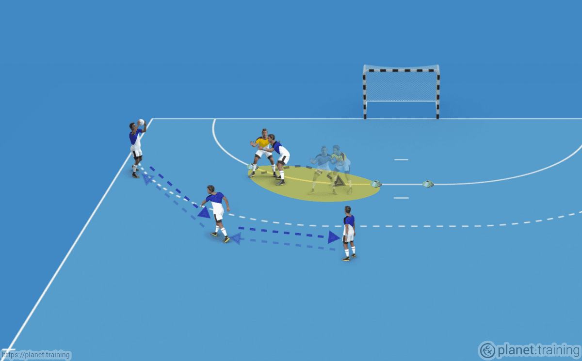 Handball Drills 1 versus 1